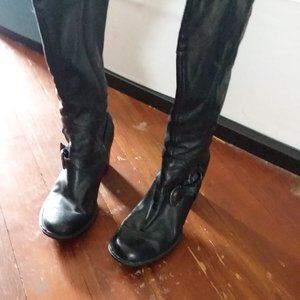 Born size 6 Black Boots.